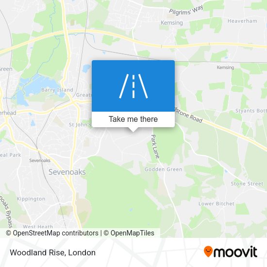 Woodland Rise map