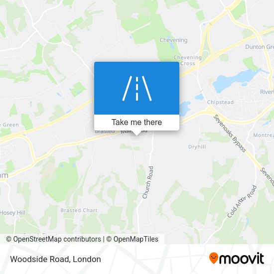 Woodside Road map