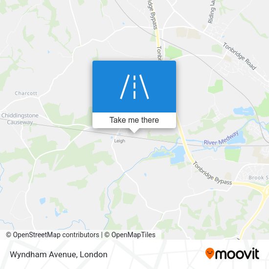 Wyndham Avenue map