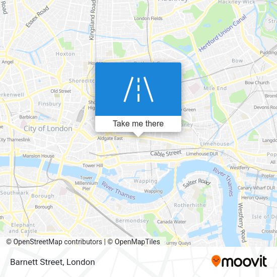 Barnett Street map