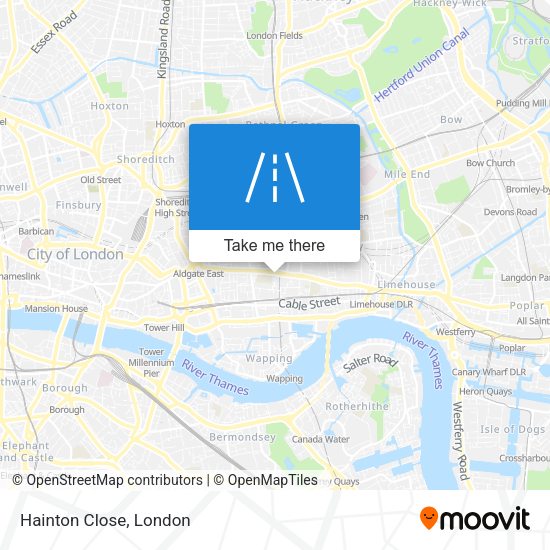 Hainton Close map