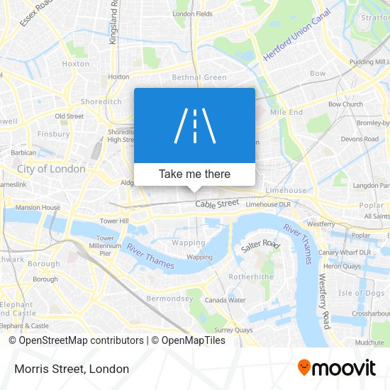Morris Street map