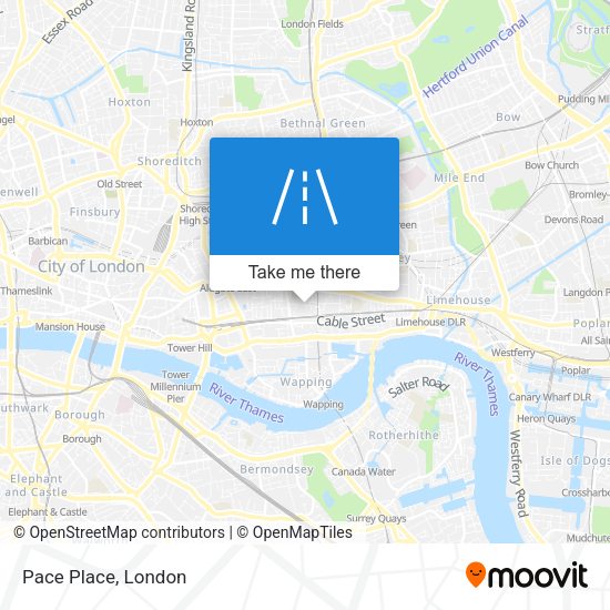 Pace Place map