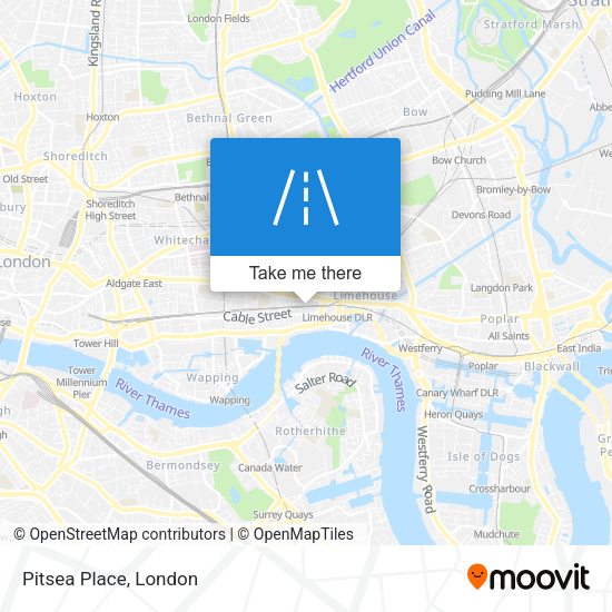 Pitsea Place map