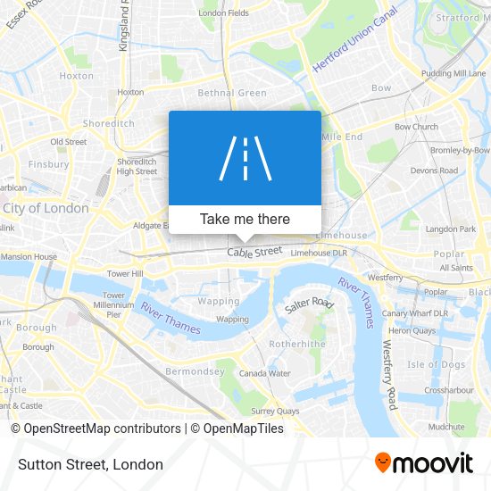 Sutton Street map
