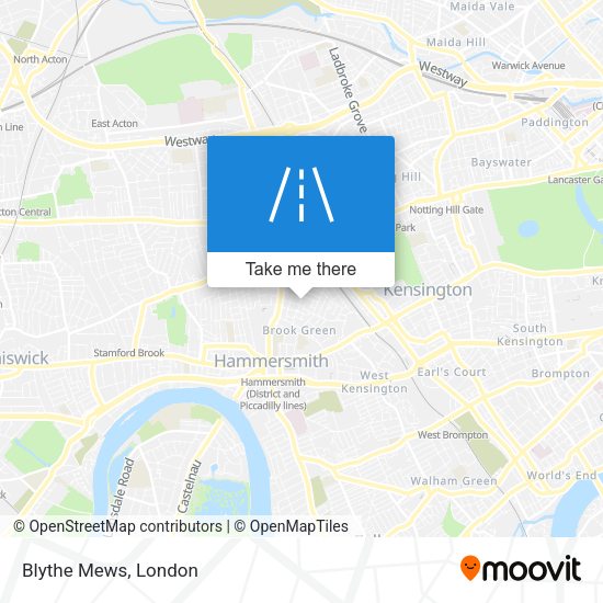 Blythe Mews map