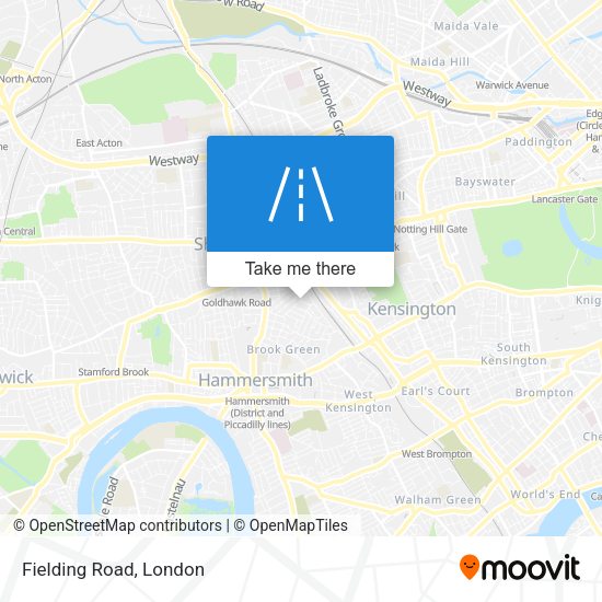 Fielding Road map