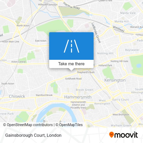 Gainsborough Court map