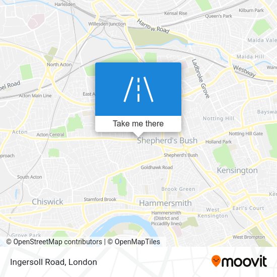 Ingersoll Road map