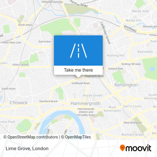 Lime Grove map