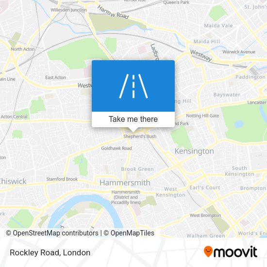 Rockley Road map