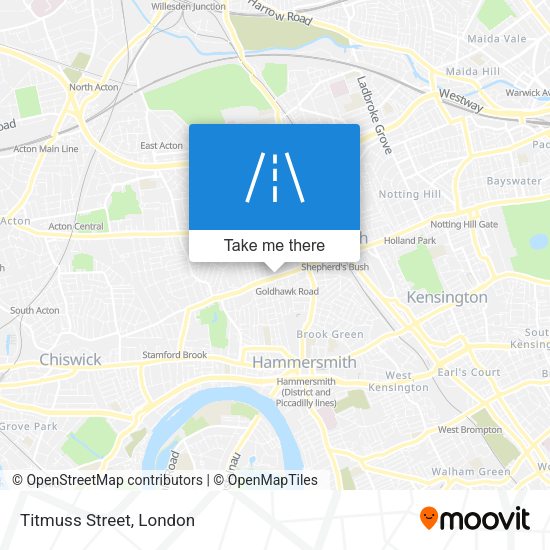 Titmuss Street map
