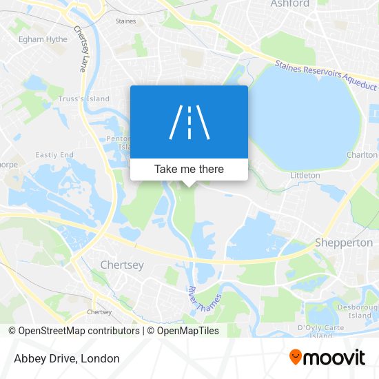 Abbey Drive map