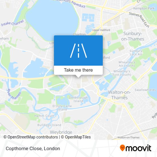 Copthorne Close map