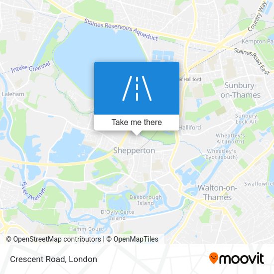 Crescent Road map