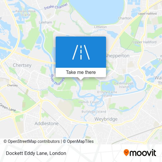 Dockett Eddy Lane map