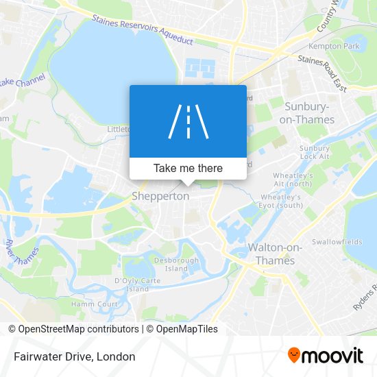 Fairwater Drive map