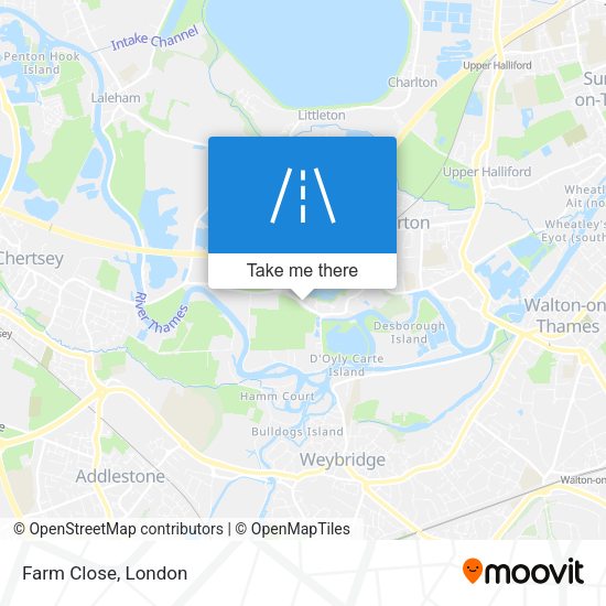 Farm Close map