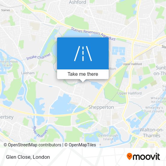Glen Close map