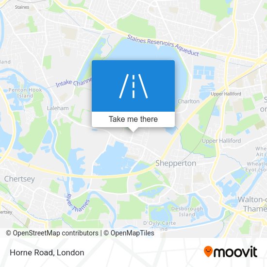 Horne Road map