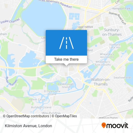 Kilmiston Avenue map