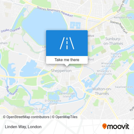 Linden Way map