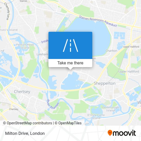 Milton Drive map