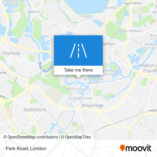 Park Road map