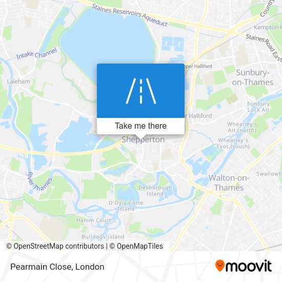 Pearmain Close map