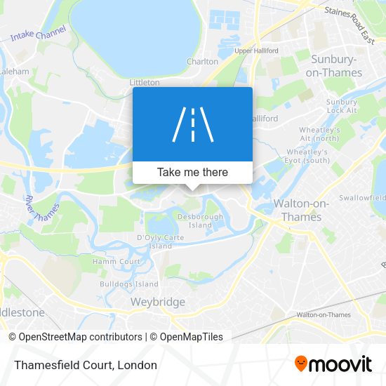 Thamesfield Court map