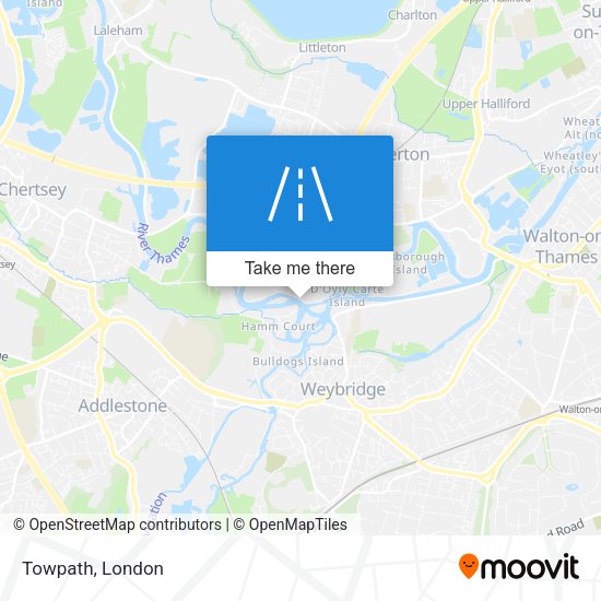 Towpath map
