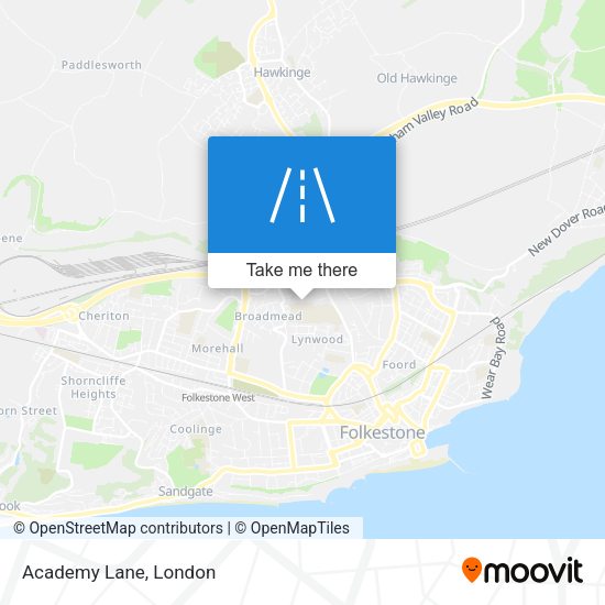 Academy Lane map