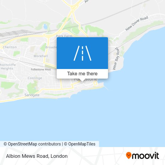 Albion Mews Road map