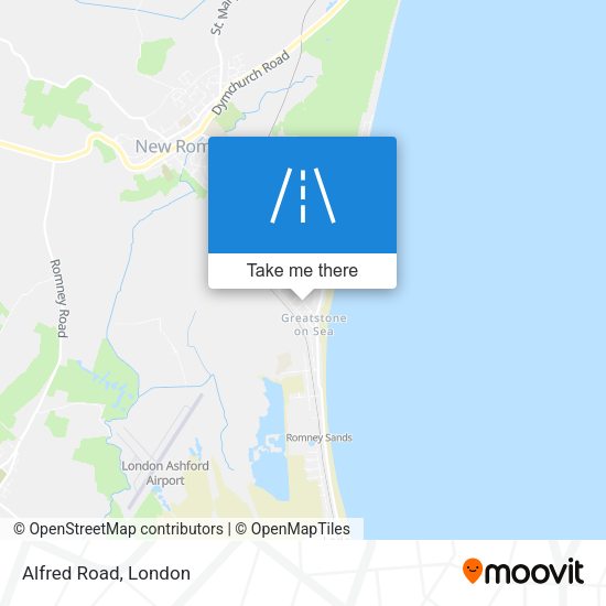 Alfred Road map