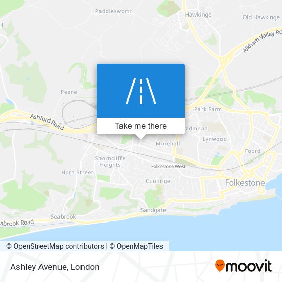 Ashley Avenue map