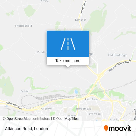 Atkinson Road map