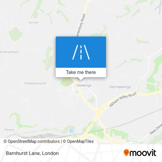 Barnhurst Lane map