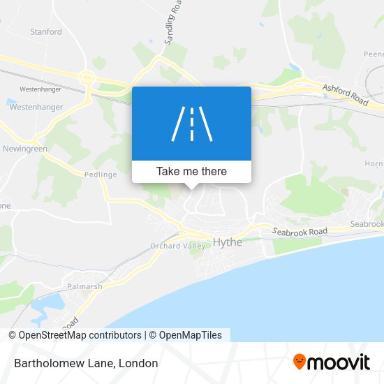 Bartholomew Lane map