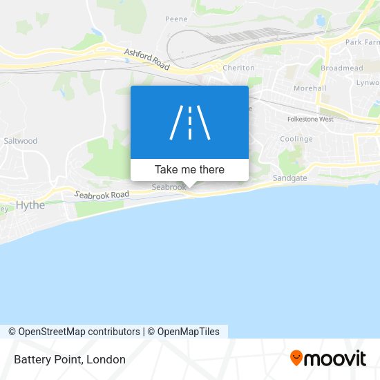 Battery Point map