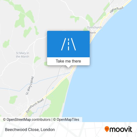 Beechwood Close map