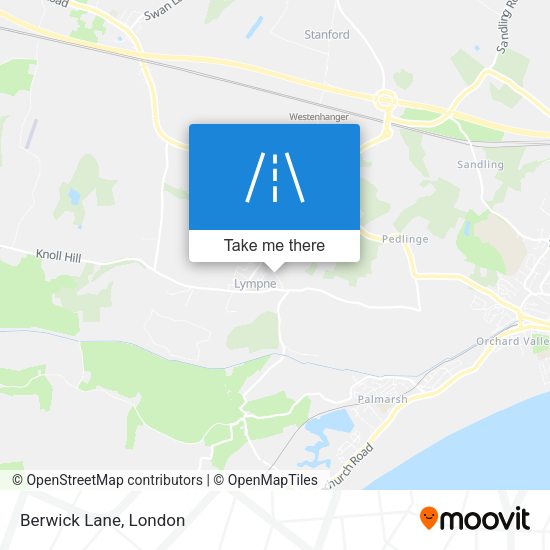 Berwick Lane map