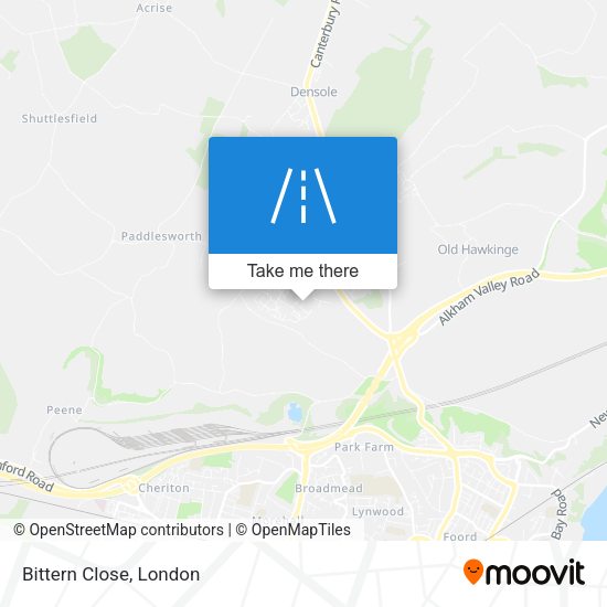 Bittern Close map