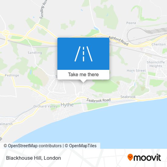 Blackhouse Hill map