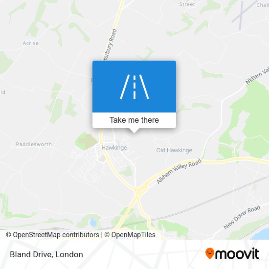 Bland Drive map