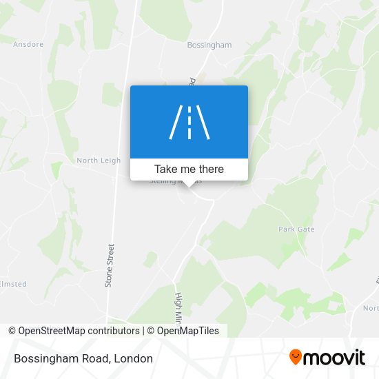 Bossingham Road map