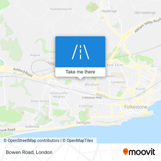 Bowen Road map