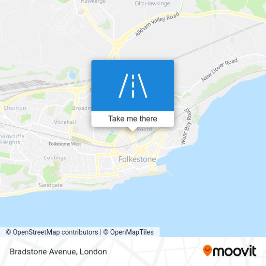 Bradstone Avenue map