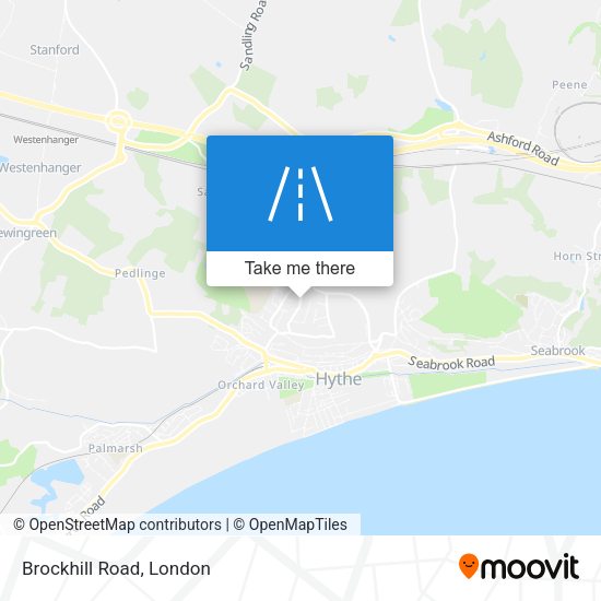 Brockhill Road map