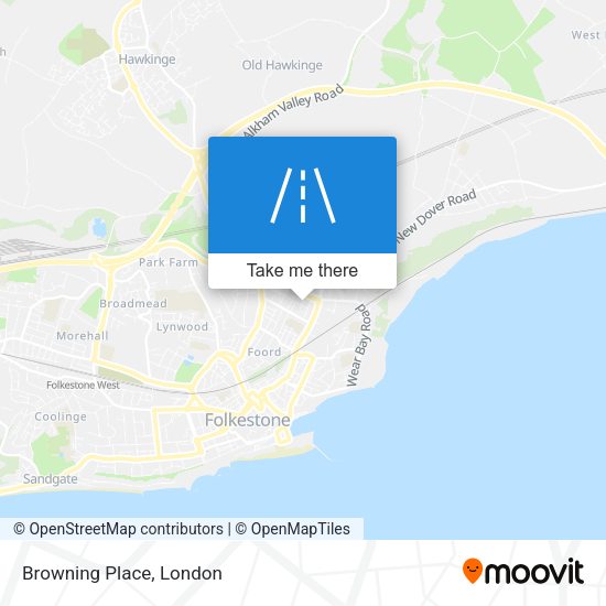 Browning Place map