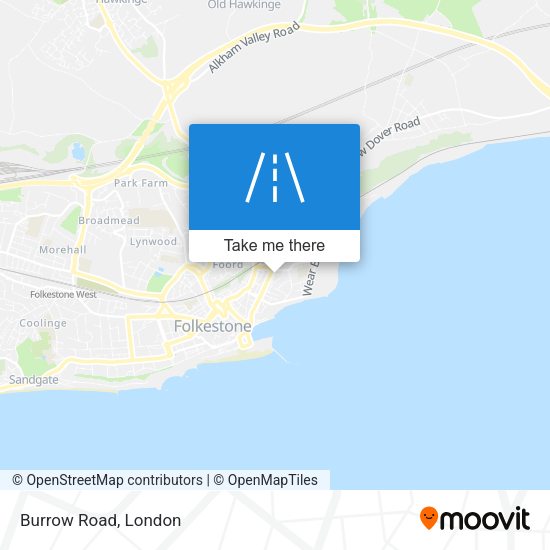 Burrow Road map